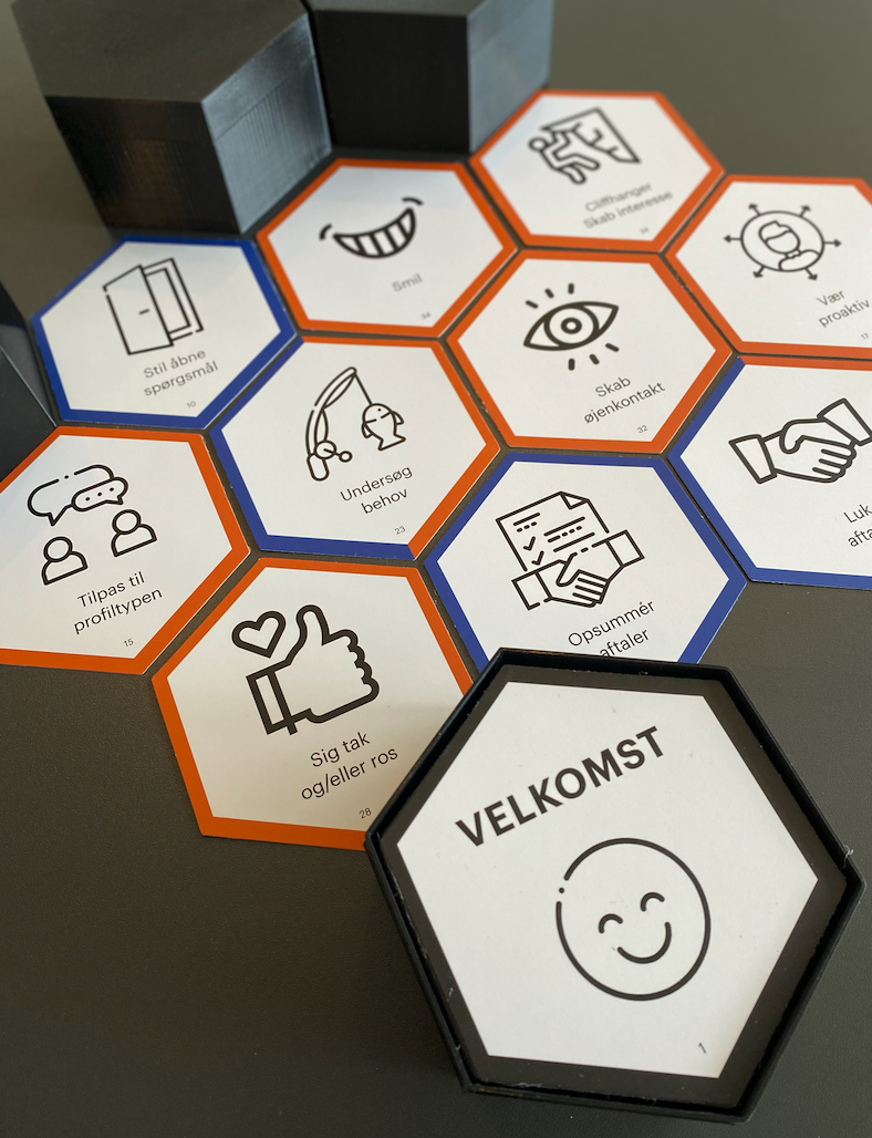 Design af kundedialog med hex